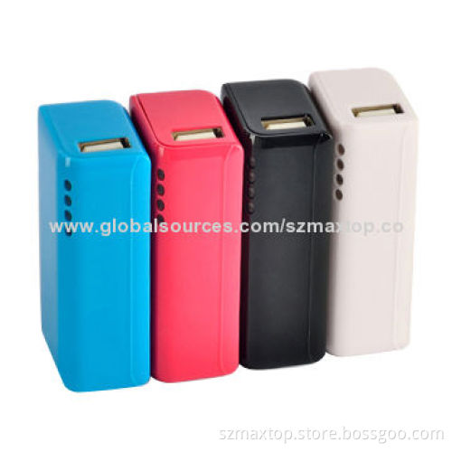 OEM Mini Power Bank with 4 LEDs